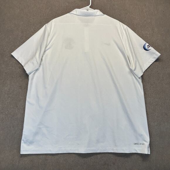 Ricky Proehl Power of Play Foundation Polo Shirt Men's 2XL Nike White Panthers - Picture 10 of 10